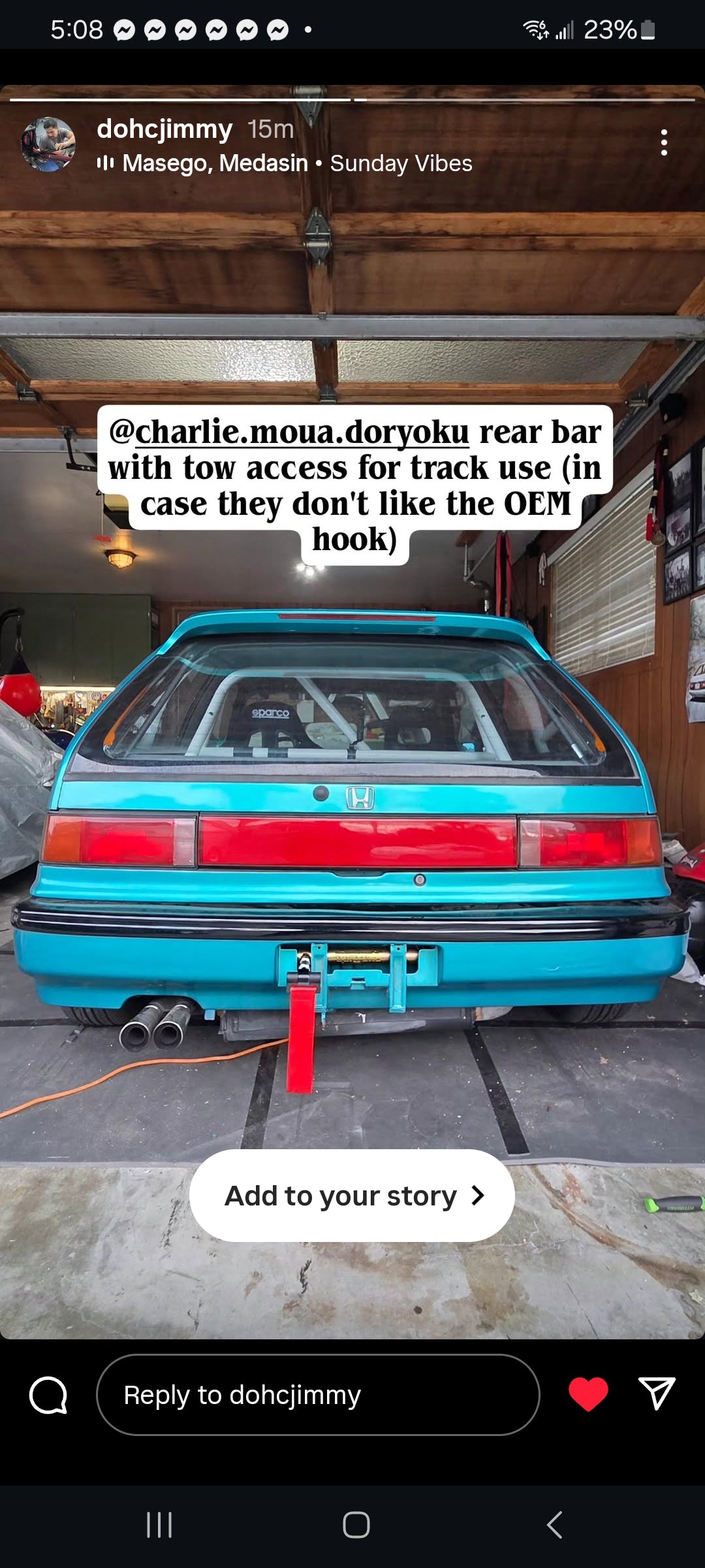 EF Civic Hatch/Sedan Rear Bar PRE-ORDER