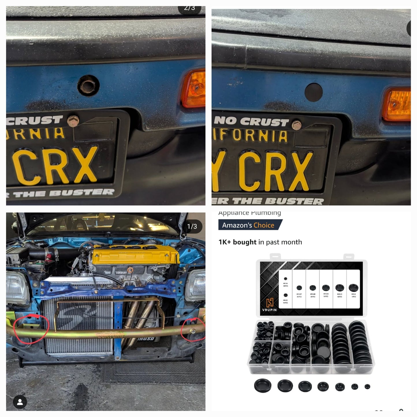 EF Civic Hatch & Sedan Front Bar
