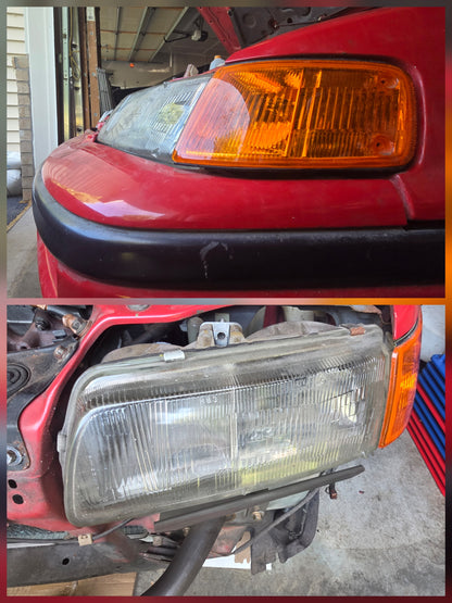 EF CRX Bumper Lift Brackets