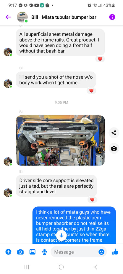NA / NB Miata Front Bar