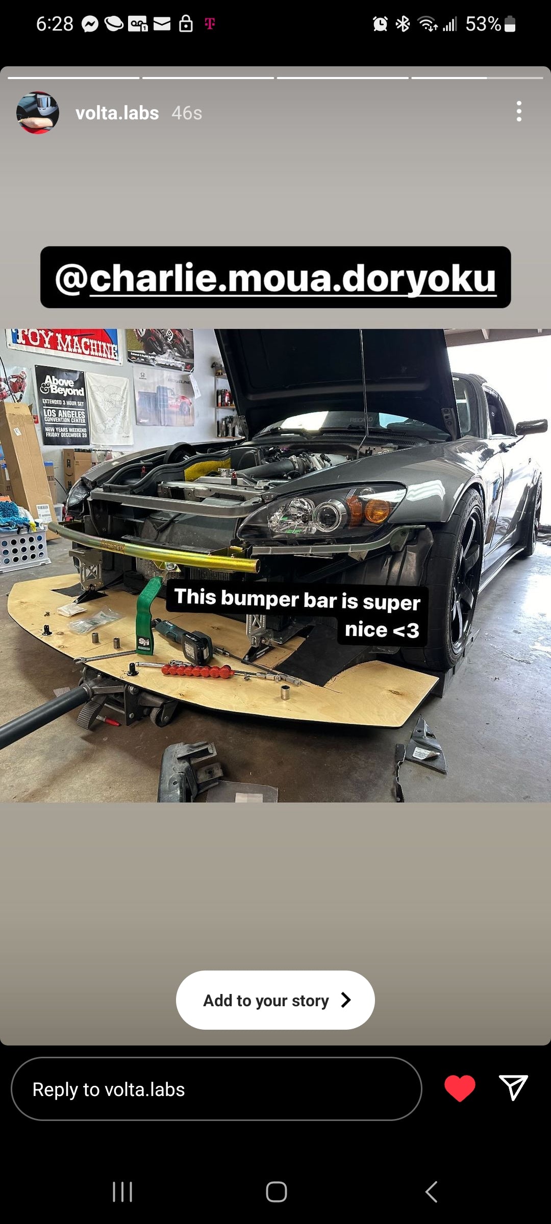 S2000 Front Bar