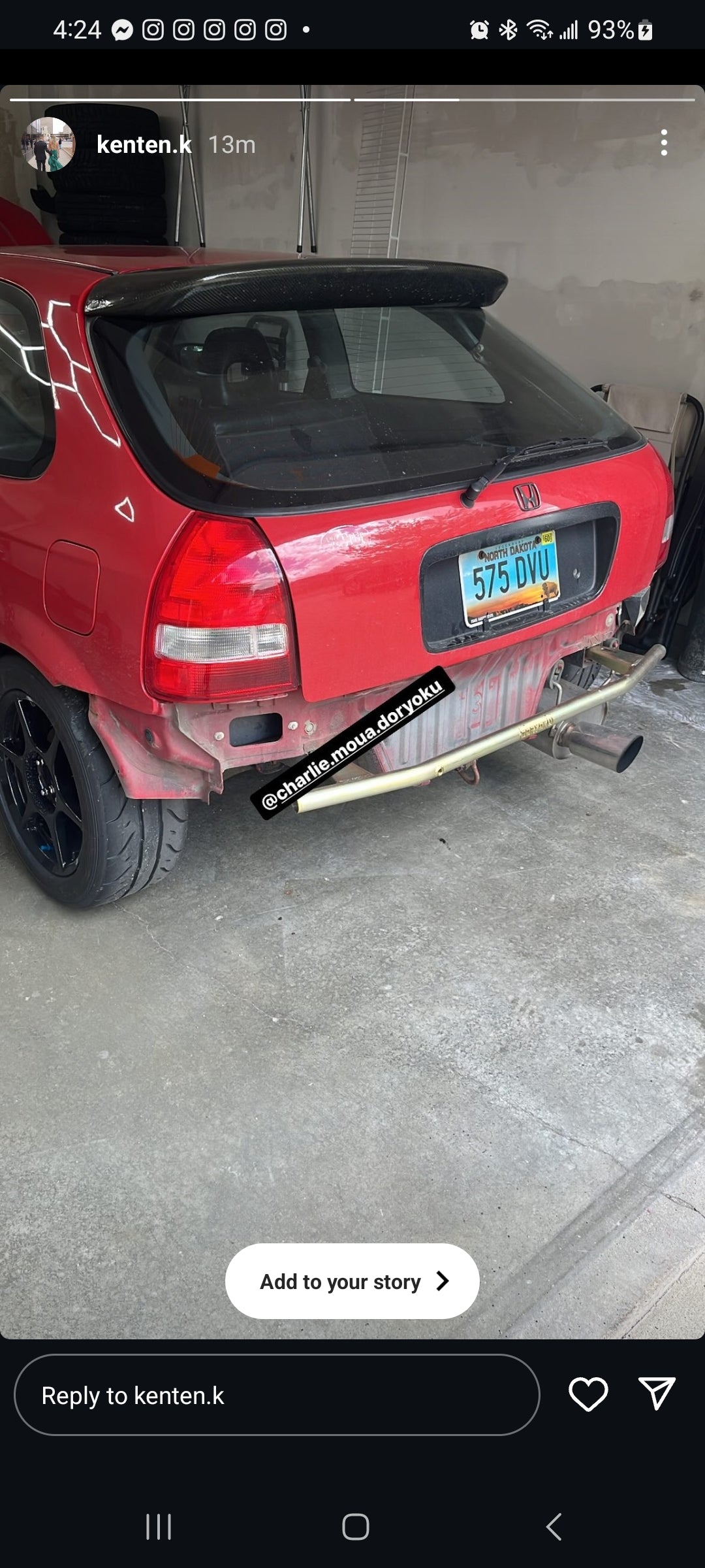 EG/EK Civic Rear Bar