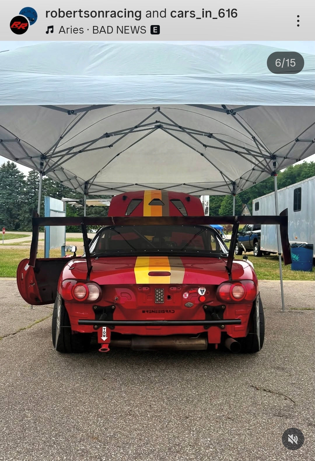 NB Miata Rear Bar